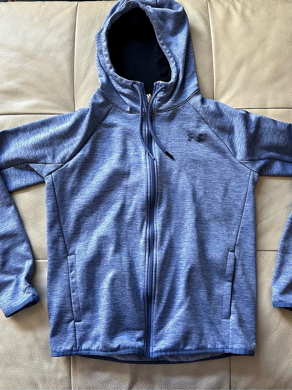 Under Armour Blue Full Zip Hoodie, Size SM/P